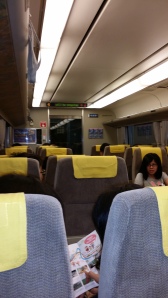 Inside Haruka train